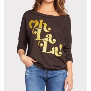 EUC Chaser Oh La La glitter tee